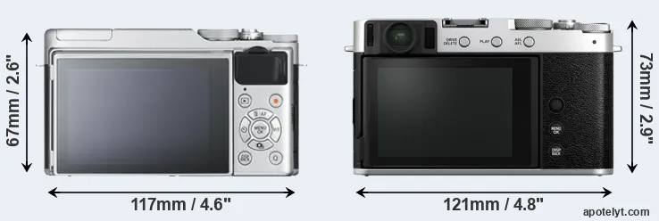 Comparison X-A10 or X-E4 rear