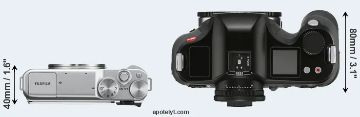 Compare X-A10 versus S3 top