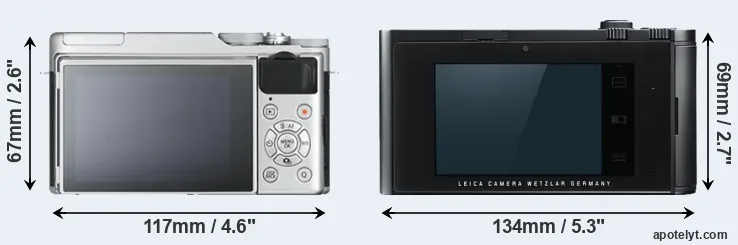 Comparison X-A10 or T Typ 701 rear