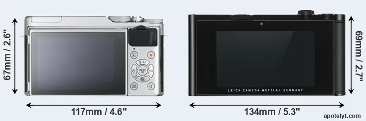 Comparison X-A10 or TL rear