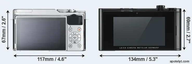 Comparison X-A10 or TL2 rear