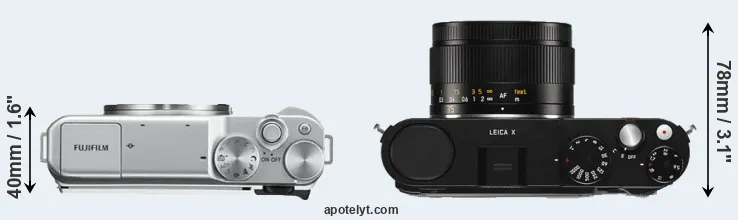 Compare X-A10 versus X Typ 113 top