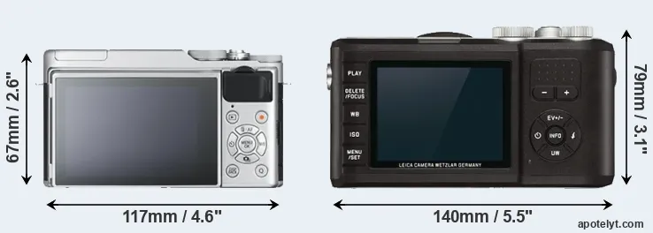 Comparison X-A10 or X-U Typ 113 rear