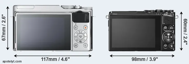 Comparison X-A10 or J5 rear
