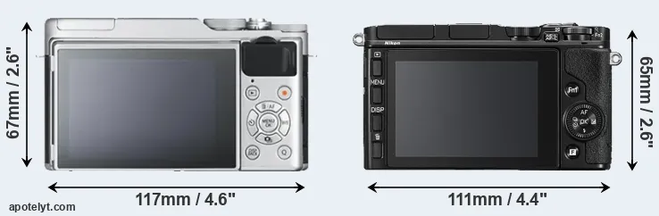 Comparison X-A10 or V3 rear