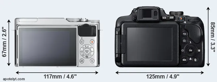 Comparison X-A10 or B700 rear