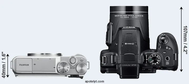 Compare X-A10 versus B700 top