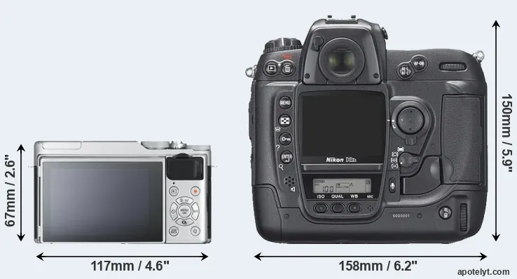 Comparison X-A10 or D2Xs rear
