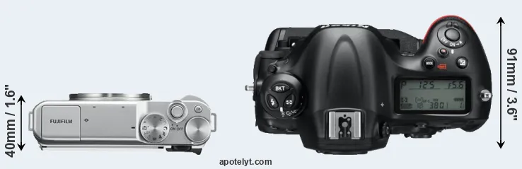 Compare X-A10 versus D4 top
