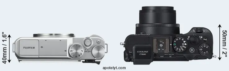 Compare X-A10 versus P7800 top