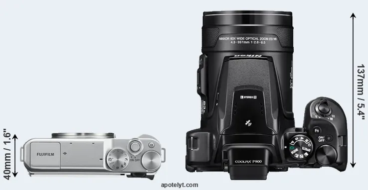 Compare X-A10 versus P900 top