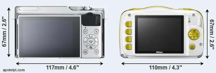 Comparison X-A10 or W150 rear