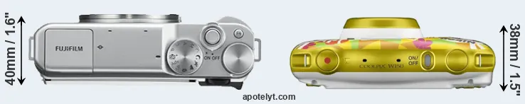 Compare X-A10 versus W150 top