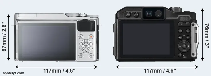 Comparison X-A10 or FT7 rear