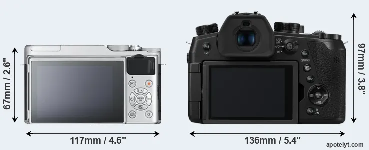 Comparison X-A10 or FZ1000 II rear