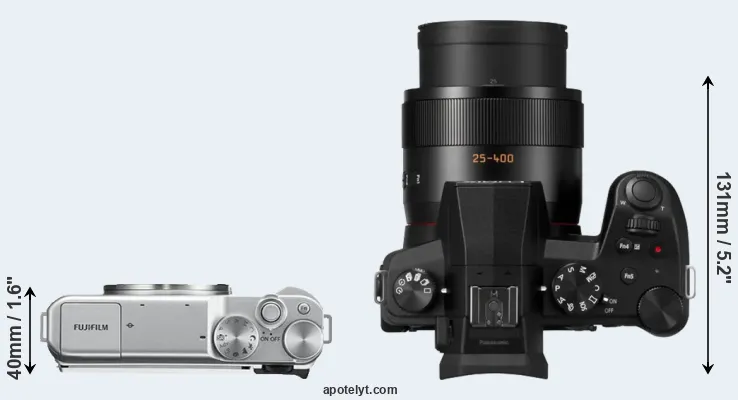 Compare X-A10 versus FZ1000 II top