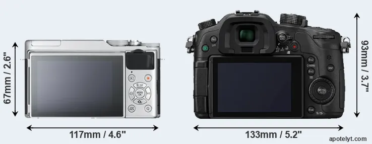 Comparison X-A10 or GH4 rear
