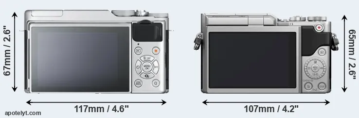 Comparison X-A10 or GX800 rear