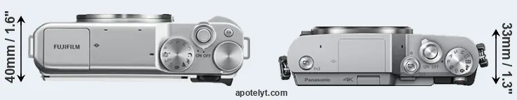 Compare X-A10 versus GX800 top