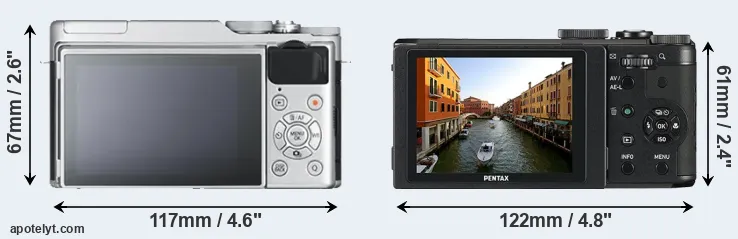 Comparison X-A10 or MX-1 rear