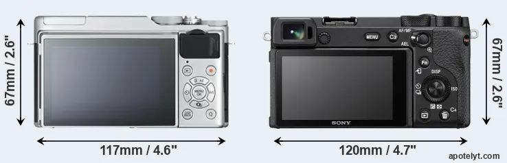 Comparison X-A10 or A6600 rear