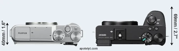 Compare X-A10 versus A6600 top