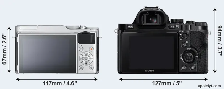 Comparison X-A10 or A7 rear