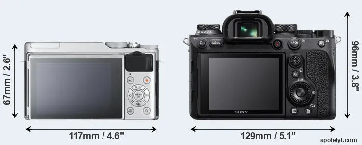 Comparison X-A10 or A9 II rear