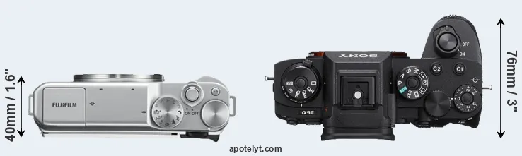 Compare X-A10 versus A9 II top