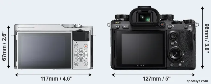 Comparison X-A10 or A9 rear