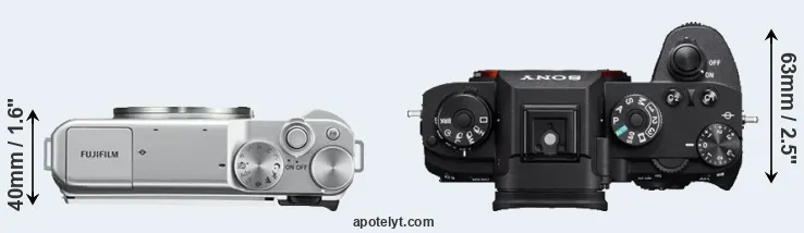 Compare X-A10 versus A9 top