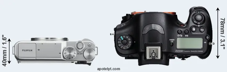 Compare X-A10 versus A99 top