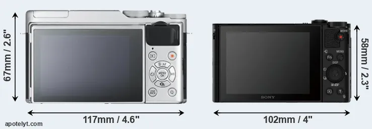 Comparison X-A10 or HX90V rear