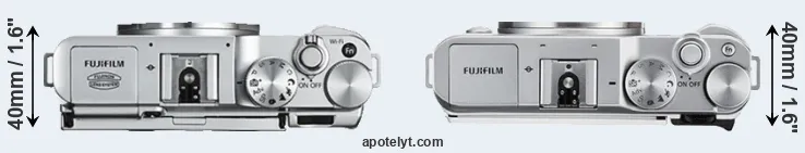 Compare X-A2 versus X-A3 top