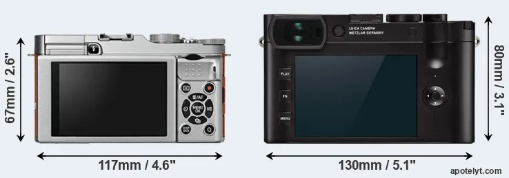 Comparison X-A2 or Q2 rear