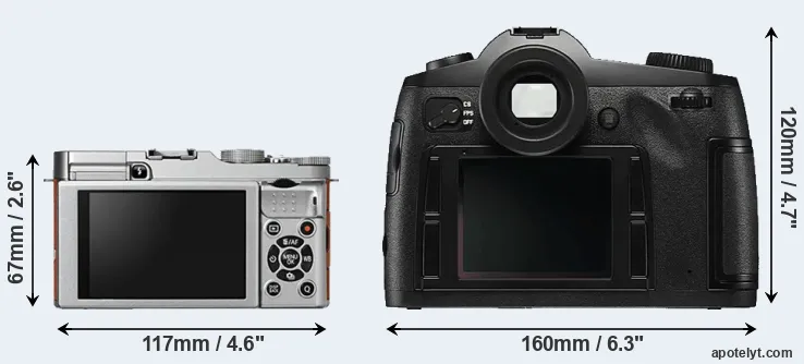 Comparison X-A2 or S Typ 006 rear