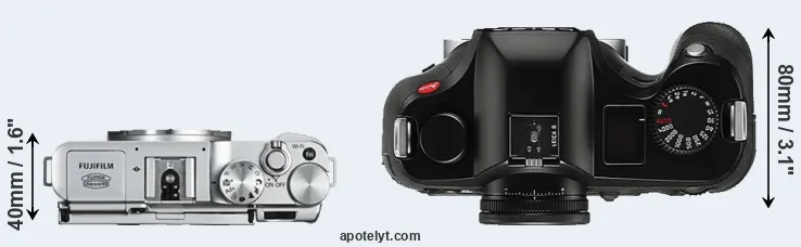 Compare X-A2 versus S Typ 006 top