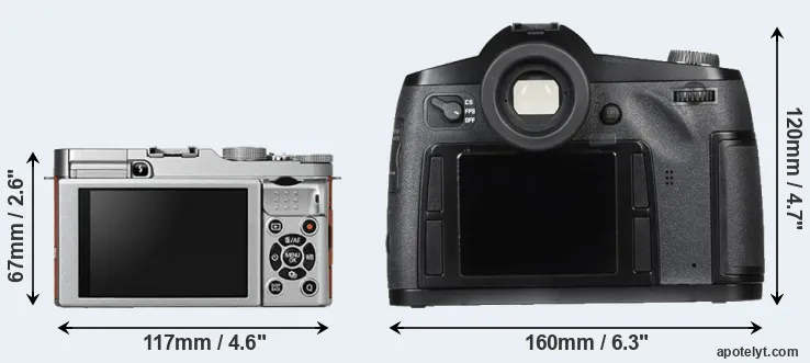 Comparison X-A2 or S Typ 007 rear