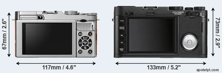 Comparison X-A2 or X Vario rear