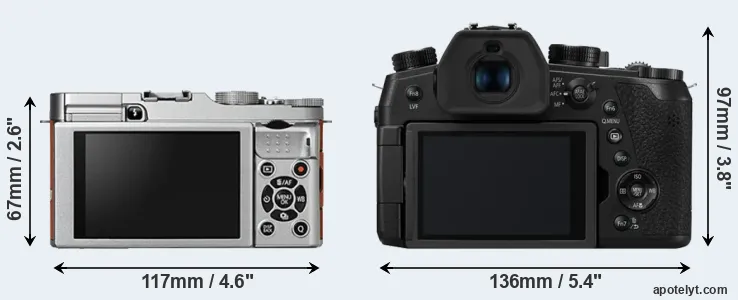 Comparison X-A2 or FZ1000 II rear