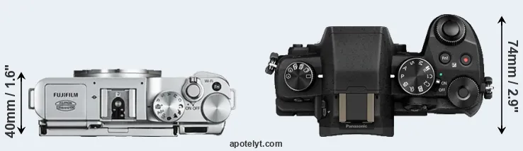 Compare X-A2 versus G80 top