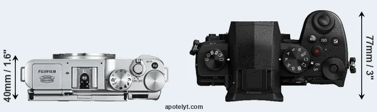 Compare X-A2 versus G90 top