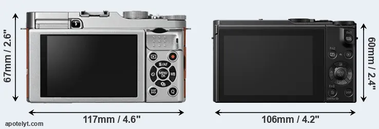 Comparison X-A2 or LX15 rear
