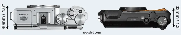 Compare X-A2 versus WG-6 top