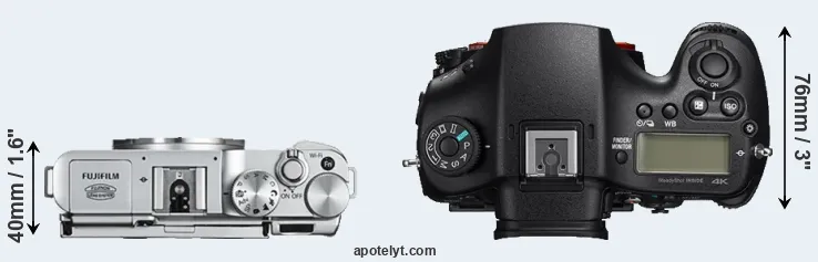 Compare X-A2 versus A99 II top