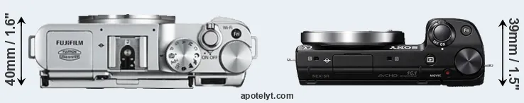 Compare X-A2 versus NEX-5R top