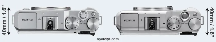 Compare X-A3 versus X-A5 top