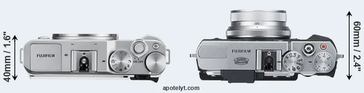 Compare X-A3 versus X30 top
