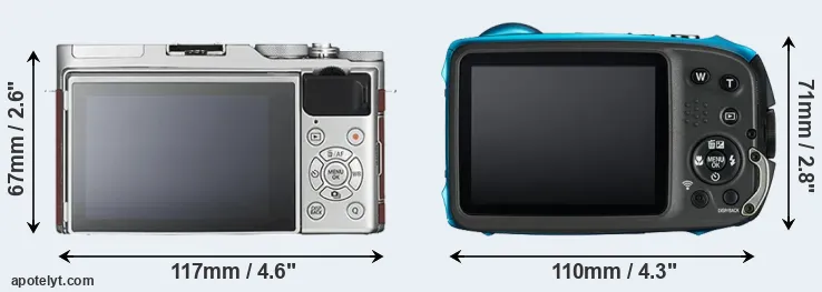 Comparison X-A3 or XP130 rear