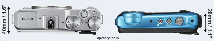 Compare X-A3 versus XP130 top
